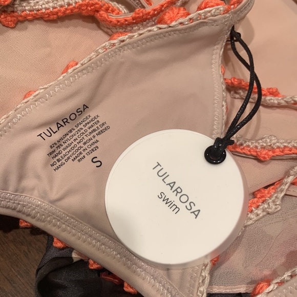 TULAROSA Cora Bikini Crocheted Bikini Top - Picture 4 of 7